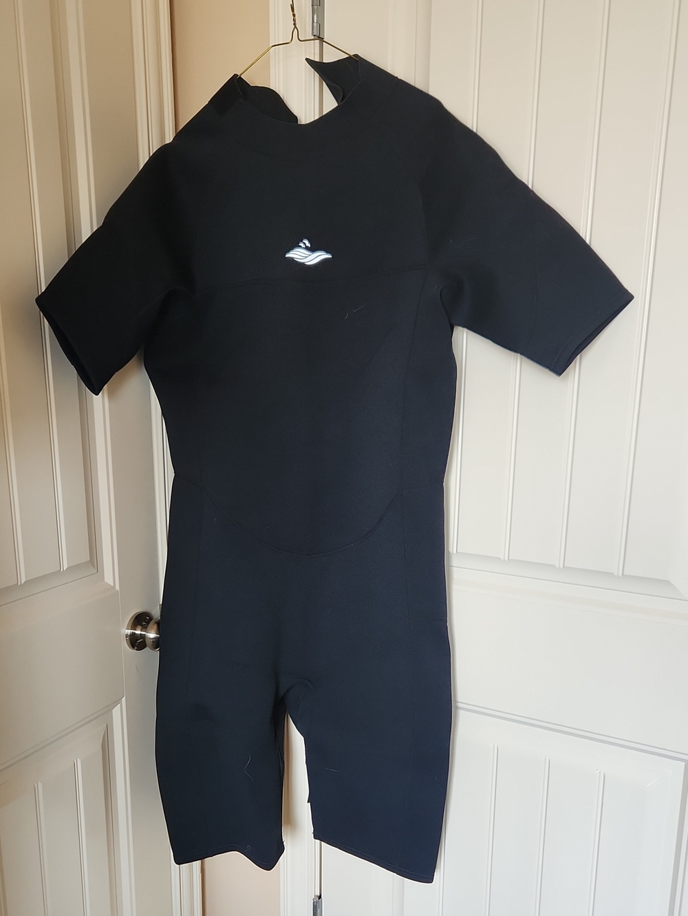 Rip Curl Black Short Sleeve Men's Swim Springsuit Rash Guard 3XL